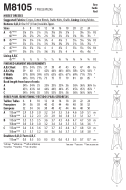 Schnittmuster McCalls 8105 hübsches Trägerkleid mit Wickeloptik Gr. 32-50