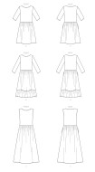 mccalls sewing pattern nähen 8085 Damenkleid, Jerseykleid Gr. ZZ L-XXL (DE 42-52)