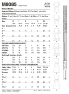 Schnittmuster McCalls 8085 Damenkleid, Jerseykleid Gr. Y XS-M (DE 32-40)