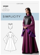 simplicity-sewing-pattern-sew-9089-medival-fantasykostuem...