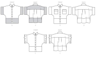 mccalls sewing pattern nähen 8001 Damenbluse, Kimonobluse Gr. ZZ L-XXXL (42-52)