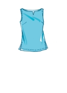 Schnittmuster McCalls 8159 Damentop, Bluse, Hose und Rock Gr. KK 26W-32W (52-54-56-58)