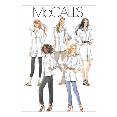 Schnittmuster McCalls 6124 Bluse Gr. 34-50
