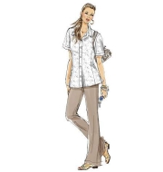 Schnittmuster McCalls 6124 Bluse Gr. 34-50