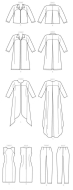butterick sewing pattern nähen 6802 Sommerkombi Gr. E5 14-22 (DE 40-48)