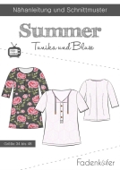 sewing pattern fadenkaefer tunikablouse summer misses...