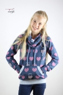 Schnittmuster aus Papier Fadenkäfer Noa Kindersweater Gr. 74-164