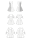 Schnittmuster McCalls 8196 Damenkleider Gr. B5 8-16 (de 34-42), RR 18W-24W (de 44-50) oder KK 26W-32W (52-58)