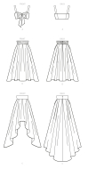mccalls sewing pattern nähen 8152 Damenkombi A5 (6-8-10-12-14)