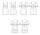 Schnittmuster McCalls 8197 Damenkleider Gr. A5 6-14 (de 32-40)