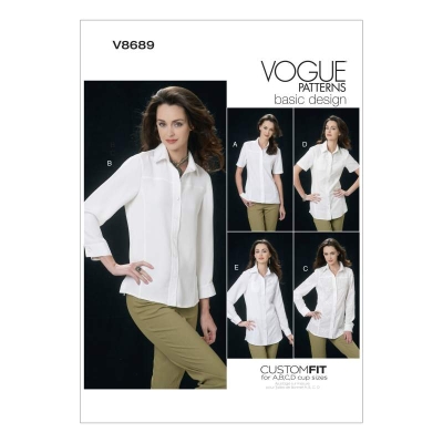 sewing pattern Vogue 8689 Bluse