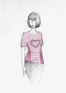 epattern/PDF mein Lieblingsschnitt 3005 2-Farben-Shirt, Damenshirt, T-Shirt Gr. 34-52