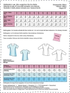 epattern/PDF mein Lieblingsschnitt 3005 2-Farben-Shirt, Damenshirt, T-Shirt Gr. 34-44