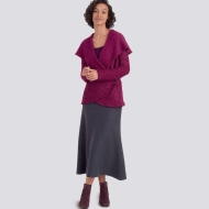 Schnittmuster Simplicity 9189 Wickeljacke, Damenweste  Gr. XS-XL 32-50