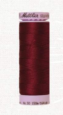 Baumwollgarn Amann Mettler 9105 Silk finish cotton 50 Farbe 0109 weinrot 150m