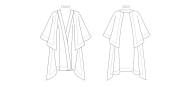 Schnittmuster Vogue 1818 elegantes Damencape Gr. 32-52