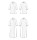 Schnittmuster Vogue 1803 bequemes Raglankleid, Maxikleid Gr. 30-52