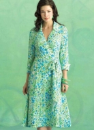 Schnittmuster Butterick 5030 Damenkleid, Wickelkleid Gr. 34-48