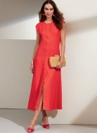 Schnittmuster Vogue 1859 Damenkleid, Designerkleid Gr. 34-50