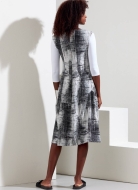wird aussortiert: Schnittmuster Vogue 1860 Damenkleid, Designerkleid Marcy Tilton Gr. 32-50
