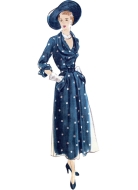 Schnittmuster Vogue 1863 Vintagekombination 40er Jahre Rock, Jacke und Bluse Gr. 32-50
