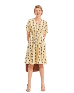 Burda Schnittmuster 6007 Damenkleid mit überschnittenen Schultern Gr. 34-48