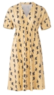 Burda Schnittmuster 6007 Damenkleid mit überschnittenen Schultern Gr. 34-48