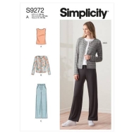 Schnittmuster Simplicity 9272 Kombi Shirt, Cardigan, Hose...