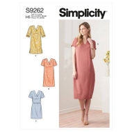 Schnittmuster Simplicity 9262 Damenkleid, Tunikakleid Gr. 32-50