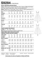 Schnittmuster Simplicity 9284 Damenkleid, Retrokleid Gr. 30-46