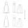 Schnittmuster Simplicity 9289 Damenkleid, Abendkleid Gr. 32-48