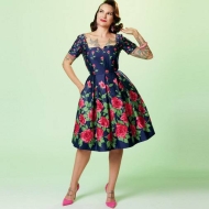 Schnittmuster Simplicity 9294 Damenkleid, Retrokleid Gr. 32-48