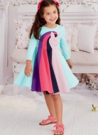 Schnittmuster McCalls 8267 ausgefallenes Mädchenkleid Gr. 86-116