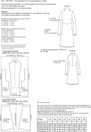Schnittmuster pattern company 02931 besonderes Damenkleid mit Abtrennung Gr. 34-48