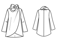 Schnittmuster pattern company 07704 Kragenpulli, warmer...