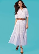 Schnittmuster McCalls 8285 modisches Damenkleid Gr. 32-52