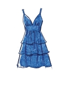 Schnittmuster McCalls 8322 feminines Damenkleid Gr. 32-50
