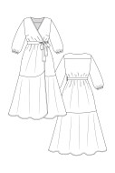 PDF-Schnittmuster Kombi Kleid und Overall Hali named Gr....