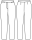PDF-Schnittmuster zwischenmass 630003 elegante Damenhose Gr. 36-58