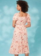 Schnittmuster McCalls 8358 ausgefallenes Vintagekleid 70er Jahre von Laura Ashley Gr. 32-50