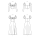 romantic dresses paper sewing pattern mcCalls 8359 diy instructions