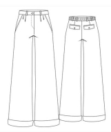 Schnittmuster Marlenehose, Damenhose Schnittmuster Berlin...