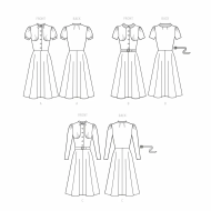 authentic vintage fashion paper sewing pattern mcCalls...