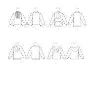 cozy sweaters paper sewing pattern mcCalls 8343 diy...