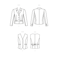 klassischer Jacke Schnittmuster McCalls 8350 DIY zum...