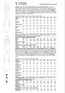 Schnittmuster Vogue 1926 modischer Damenmantel in 2 Längen Gr. 34-52