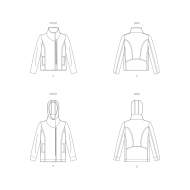 Sewing pattern jacket Vogue 1925 size A5 6-14 (DE 32-40)