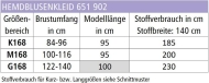 PDF-Schnittmuster zwischenmass 651902 schickes Hemdblusenkleid mit kurzen Ärmeln Gr. 36-58