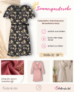 Schnittmuster Wickelkleid Damen Holly von Fadenkäfer...