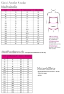 Schnittmuster fadenkäfer lässiges Mädchenkleid, Jerseykleid Amelie Gr. 50-164